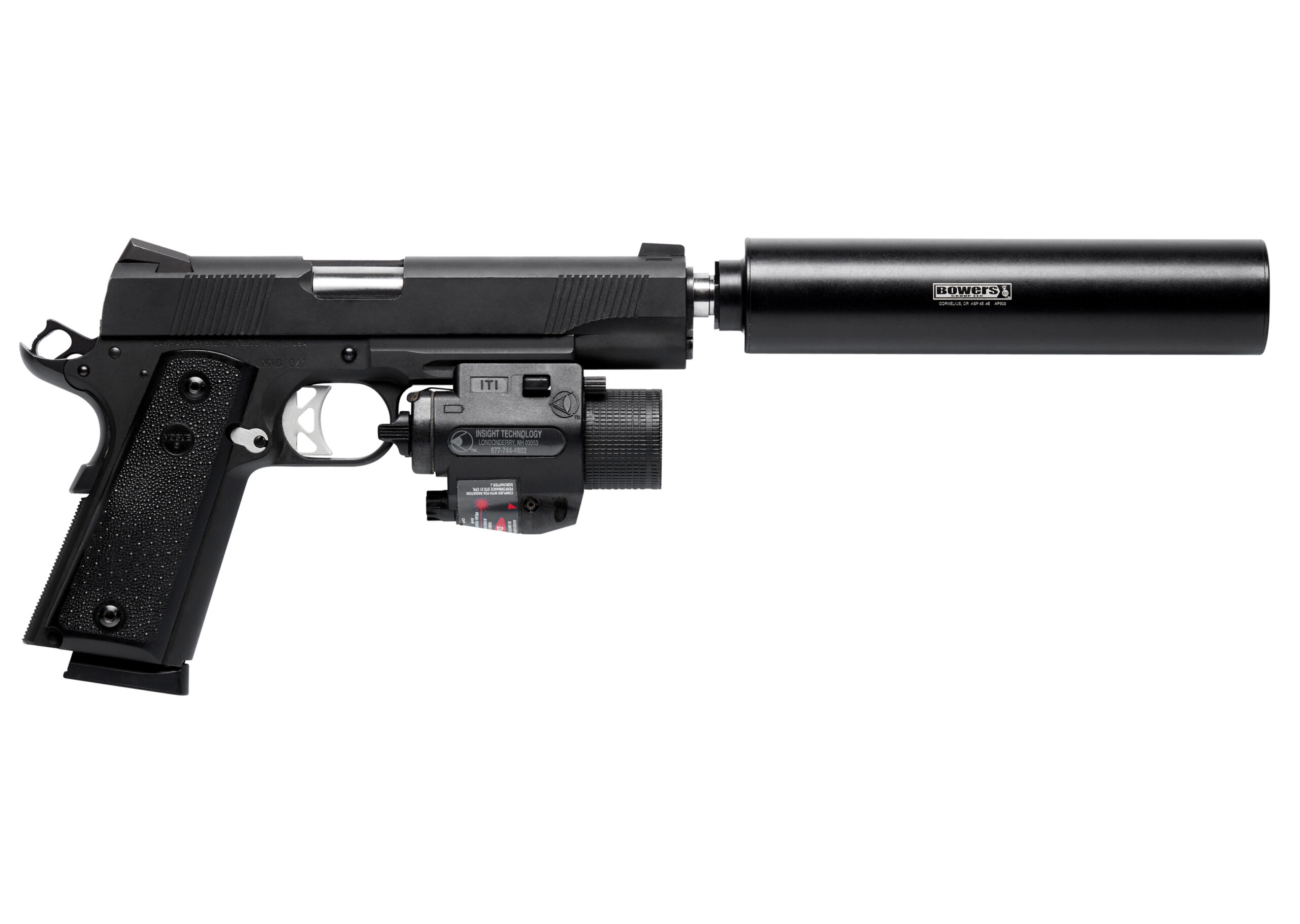 ASP 45 Pistol Silencer Bowers Group