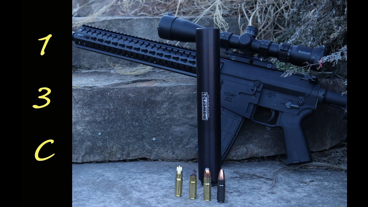 Bowers VERS 458 SOCOM Silencer and CMMG Anvil MkW-15